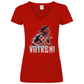 Elegantes "VATRENI" Luka Modric V-Neck T-Shirt für Damen